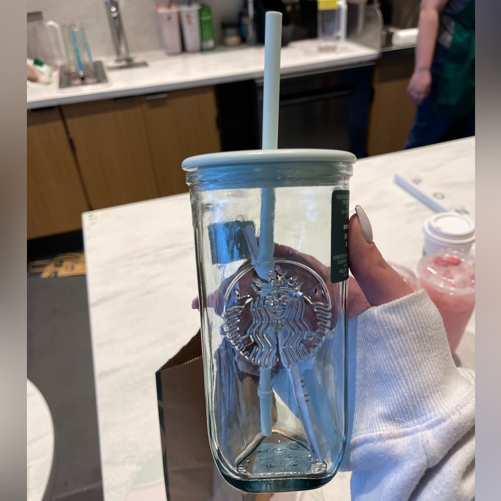 Starbucks Spring Collection Glass Cup